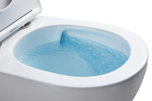 Унитаз Azario Grado Торнадо AZ-0046-UQ1 подвесной цвет Белый с сиденьем Микролифт