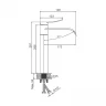 Смеситель для раковины Belz B812-1 B11812-1 цвет Сатин
