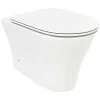 Унитаз Ceruttispa Adige F CT8907 приставной с сиденьем Микролифт фарфор приставной