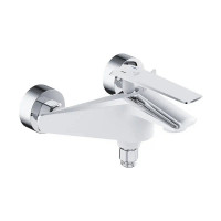 Смеситель для ванны Rose R1302F цвет Белый Хром