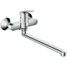 Смеситель для ванны Hansgrohe Logis 71402000 универсальный Хром латунь на стену