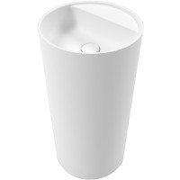 Раковина Whitecross Pantheon 43 0708.043043.200 Белая матовая искусственный камень (литьевой мрамор) напольный