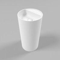 Раковина Whitecross Pantheon 43 0708.043043.200 Белая матовая искусственный камень (литьевой мрамор) напольный
