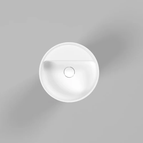 Раковина Whitecross Pantheon 43 0708.043043.200 Белая матовая искусственный камень (литьевой мрамор) напольный