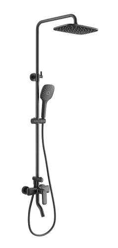 Душевая система Arrow AG3311BC цвет Черный матовый
