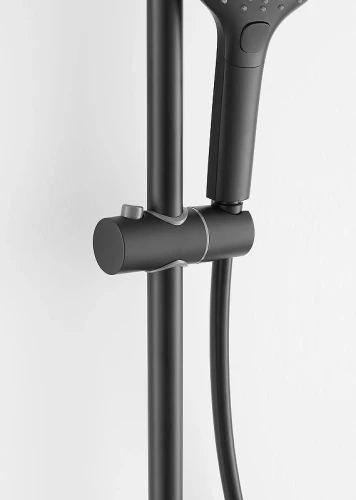 Душевая система Arrow AG3311BC цвет Черный матовый