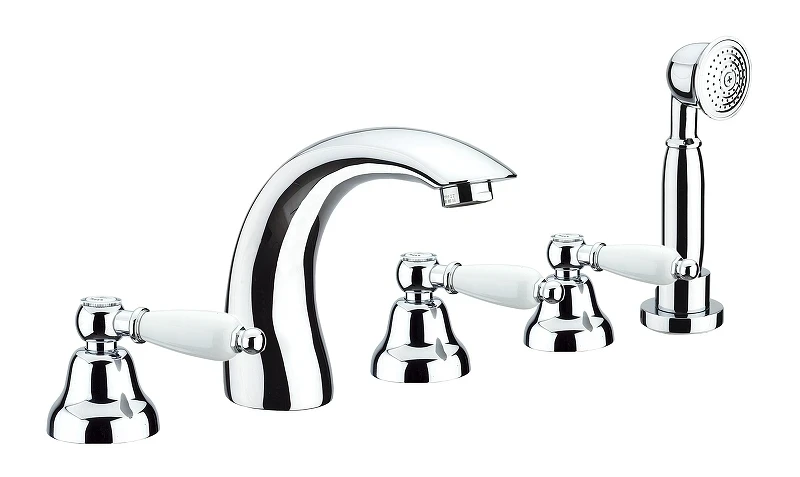 Смеситель на борт ванны Fiore Coloniale 02CR0608 цвет Хром