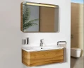 Тумба с раковиной Vitra Nest Trendy 80 56138 подвесная Натуральное дерево