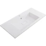 Тумба с раковиной Cezares Slider 100 SLIDER-1000-1C-SO-BO+100 CZR-1000/480-LV-MR-PRS подвесная Bianco Opaco