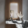Зеркало Bond Loft 60x120 M35ZE-60120 с подсветкой Черное глянцевое с бесконтактным выключателем МДФ / ЛДСП, стекло