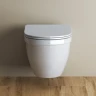 Комплект унитаза с инсталляцией BelBagno Loto BB070CHR/SC/BB026/BB042BL с сиденьем Микролифт и Белой глянцевой клавишей смыва фаянс подвесной