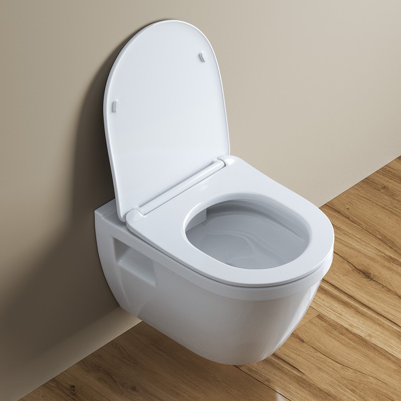 Комплект унитаза с инсталляцией BelBagno Loto BB070CHR/SC/BB026/BB042BL с сиденьем Микролифт и Белой глянцевой клавишей смыва фаянс подвесной