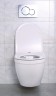 Комплект унитаза с инсталляцией BelBagno Loto BB070CHR/SC/BB026/BB042BL с сиденьем Микролифт и Белой глянцевой клавишей смыва фаянс подвесной