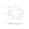 Комплект унитаза с инсталляцией BelBagno Loto BB070CHR/SC/BB026/BB042BL с сиденьем Микролифт и Белой глянцевой клавишей смыва фаянс подвесной