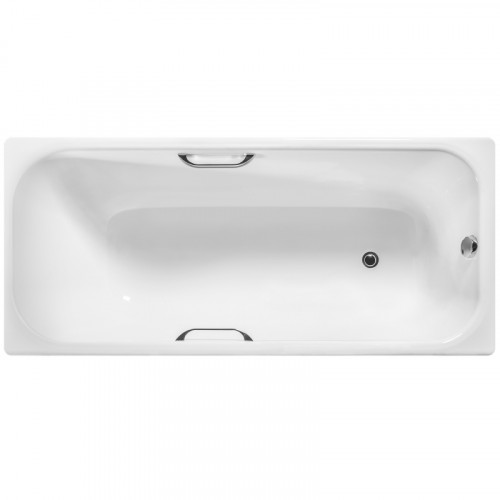 Чугунная ванна Wotte Start 170x75 UR БП-э0001105 с отверстиями для ручек без антискользящего покрытия