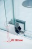 Душевой уголок Cezares Slider 80x80 SLIDER-A-2-70/80-GRIGIO-Cr профиль Хром стекло серое
