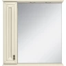 Зеркало со шкафом Misty Лувр 65 L П-Лвр03065-1014Л с подсветкой Слоновая кость