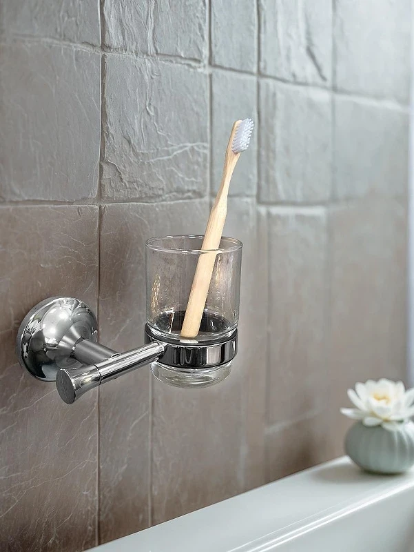 Стакан для зубных щеток AltroBagno Corposo 080204 Cr цвет Хром