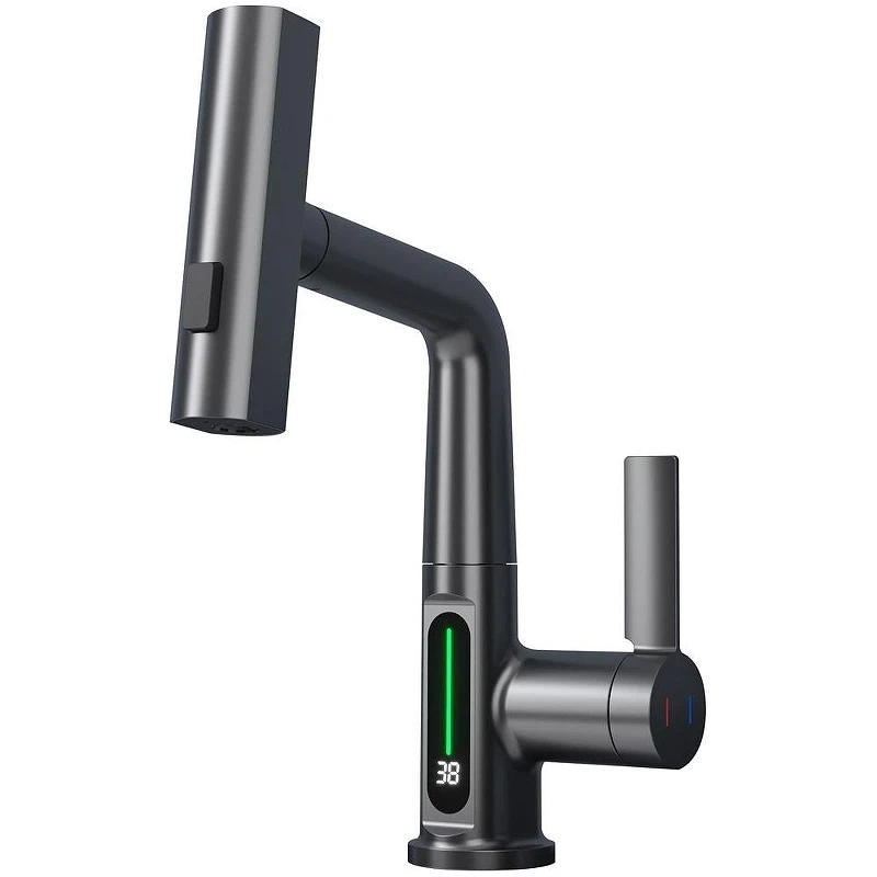 Смеситель для раковины Black&White Sky Day SD3027GM 3027GM Gun Metal