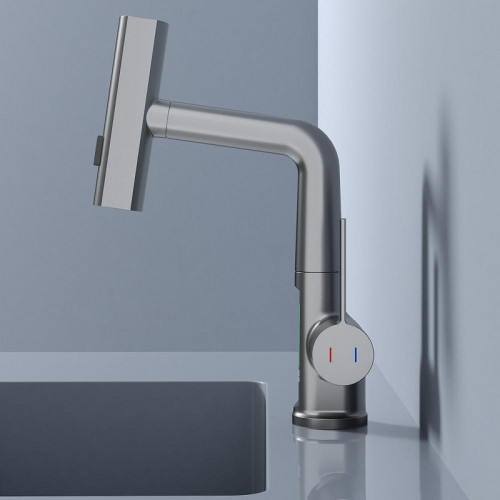 Смеситель для раковины Black&amp;White Sky Day SD3027GM 3027GM Gun Metal