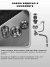Кухонная мойка Wisent 50 WS35044BD/W02-114B/W405B/W302644B цвет Графит