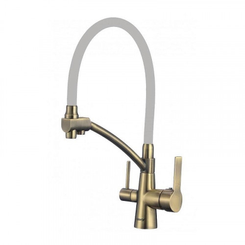 Смеситель для кухни Savol S-L1805C-04 цвет Бронза Серый