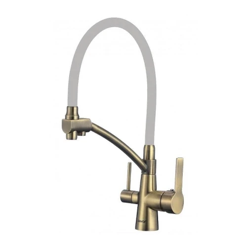 Смеситель для кухни Savol S-L1805C-04 цвет Бронза Серый