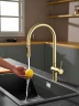 Смеситель для кухни AQUAme Cucina AQM9901BG цвет Шлифованное золото