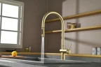 Смеситель для кухни AQUAme Cucina AQM9901BG цвет Шлифованное золото