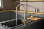 Смеситель для кухни AQUAme Cucina AQM9901BG цвет Шлифованное золото