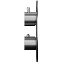 Смеситель для душа Whitecross Y brushed nickel Y1236NIB с термостатом Брашированный никель латунь встраиваемый