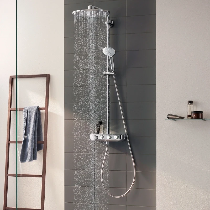 Душевая система Grohe SmartControl 26507000 с термостатом Хром латунь на стену