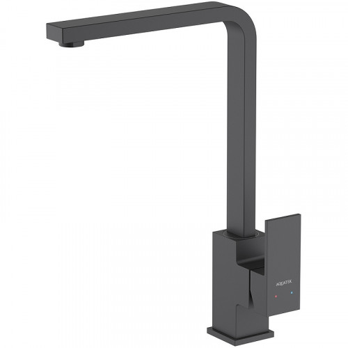 Смеситель для кухни Aquatek Либра AQ1680MB Черный матовый латунь