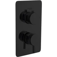 Смеситель для душа Boheme Cell 135-2-B Черный матовый латунь встраиваемый
