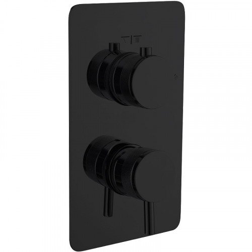 Смеситель для душа Boheme Cell 135-2-B Черный матовый латунь встраиваемый