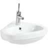 Раковина Creavit Corner 45 VT145-00CB00E-0000 угловая Белая фарфор подвесная