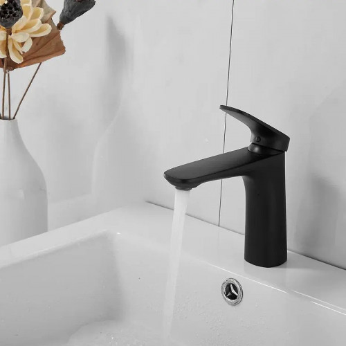 Смеситель для раковины Shevanik S8501H цвет Черный