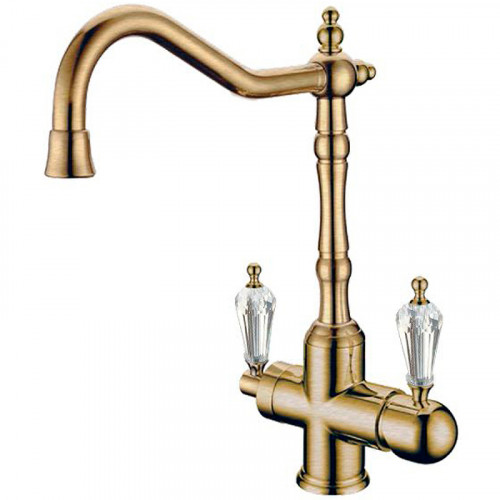 Смеситель для кухни Boheme Medici Ripresa 111-SW Бронза латунь
