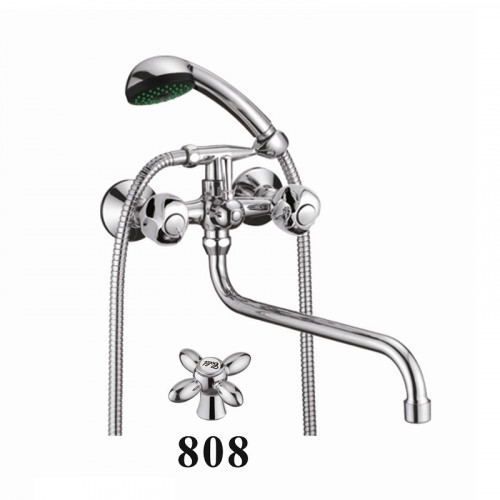 Смеситель для ванны D-Lin D140808 универсальный цвет  Хром