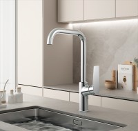 Смеситель для кухни Belz B533 B70533 Хром латунь