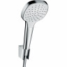 Душевой гарнитур Hansgrohe Croma Select E 26412400 Хром Белый пластик на стену
