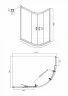 Душевой уголок Ambassador Royal 120x80 18015101 профиль Хром стекло белое с рисунком