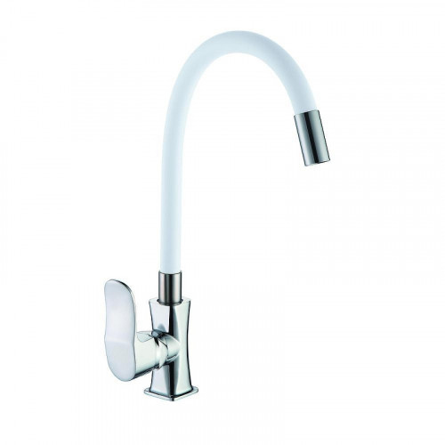 Смеситель для кухни D-Lin D155318-3 цвет  Хром  Белый
