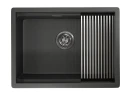 Кухонная мойка Granula Kitchen Space 60 6045U цвет Черный матовый