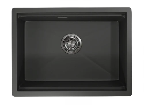 Кухонная мойка Granula Kitchen Space 60 6045U цвет Черный матовый