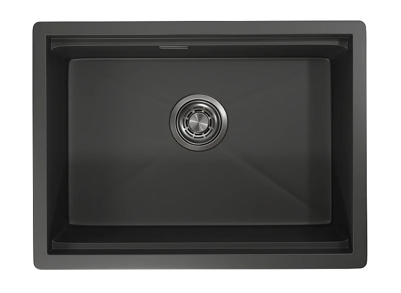 Кухонная мойка Granula Kitchen Space 60 6045U цвет Черный матовый