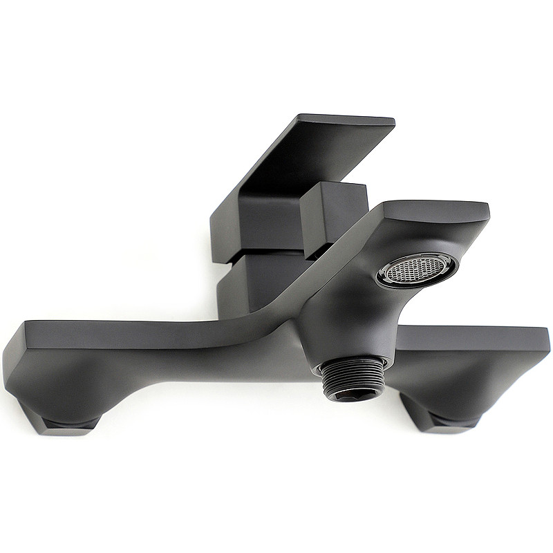 Душевая система Orange M04-944b Черная латунь на стену