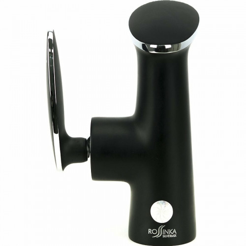 Смеситель для раковины Rossinka RS30-11B Черный матовый Хром