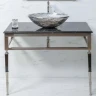 Консоль под раковину Boheme Armadi Art Vogue 100 890-CR Хром Черная