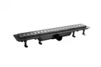 Душевой лоток PlastBrno DESIGN 2 71 SZH865M с решеткой цвет Графит